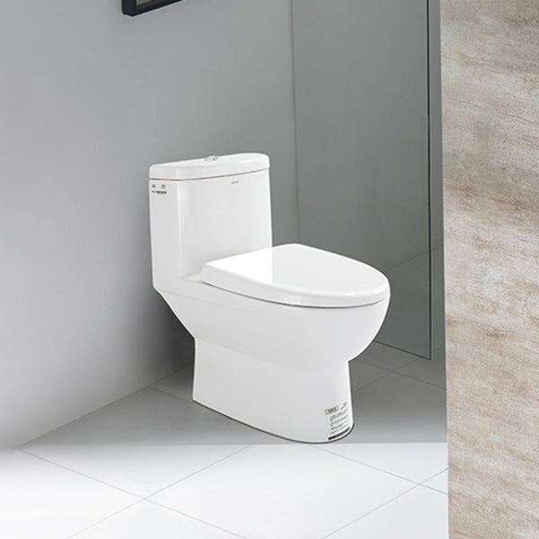 Traditional 1-Piece Toilet White Urine Toilet with Slow Close Seat for Bathroom Clearhalo 'Bathroom Remodel & Bathroom Fixtures' 'Home Improvement' 'home_improvement' 'home_improvement_toilets' 'Toilets & Bidets' 'Toilets' 6668851