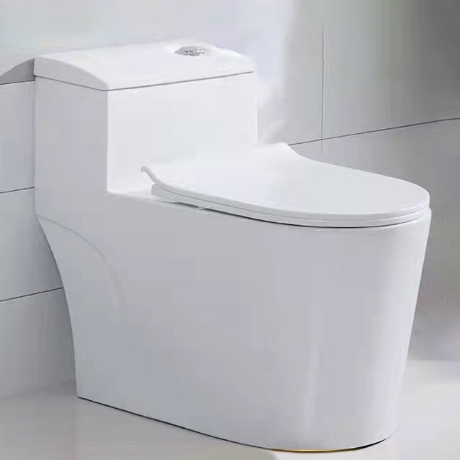 Modern All-In-One Toilet Bowl Floor Mounted White Urine Toilet with Seat for Bathroom 15.6"L x 28.3"W x 24.8"H 16" Clearhalo 'Bathroom Remodel & Bathroom Fixtures' 'Home Improvement' 'home_improvement' 'home_improvement_toilets' 'Toilets & Bidets' 'Toilets' 6668931