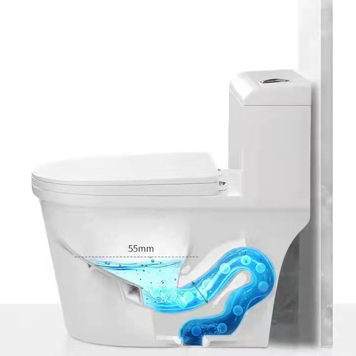 Modern All-In-One Toilet Bowl Floor Mounted White Urine Toilet with Seat for Bathroom Clearhalo 'Bathroom Remodel & Bathroom Fixtures' 'Home Improvement' 'home_improvement' 'home_improvement_toilets' 'Toilets & Bidets' 'Toilets' 6668940