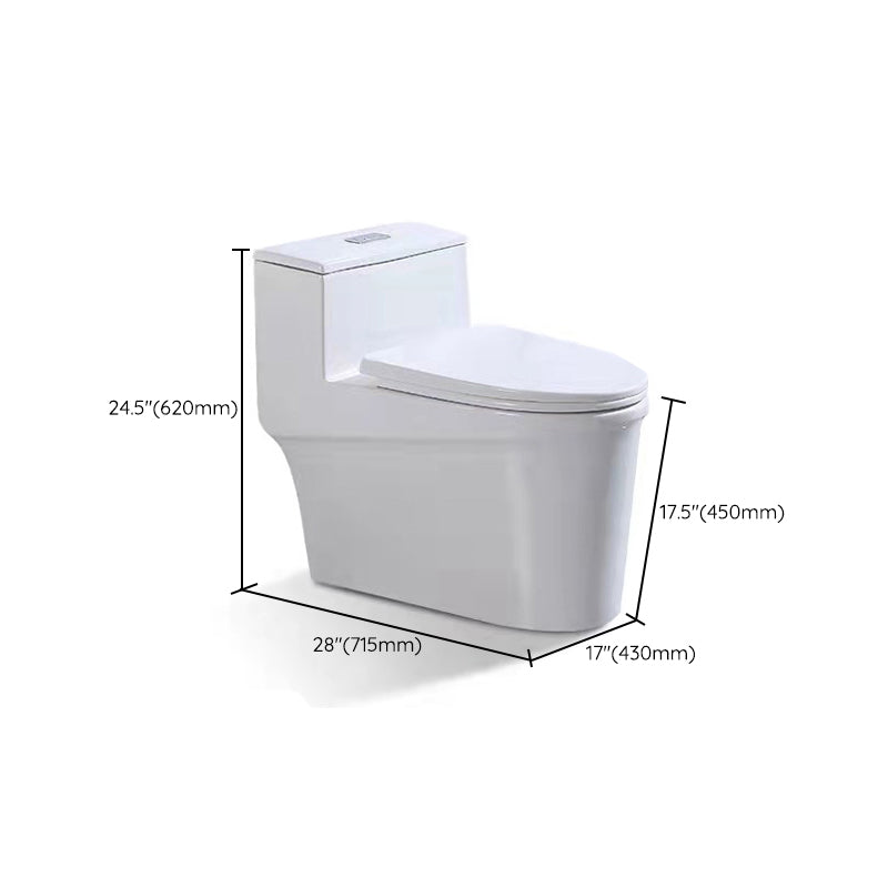 Modern All-In-One Toilet Bowl Floor Mounted White Urine Toilet with Seat for Bathroom Clearhalo 'Bathroom Remodel & Bathroom Fixtures' 'Home Improvement' 'home_improvement' 'home_improvement_toilets' 'Toilets & Bidets' 'Toilets' 6668950