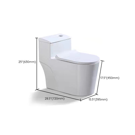 Modern All-In-One Toilet Bowl Floor Mounted White Urine Toilet with Seat for Bathroom Clearhalo 'Bathroom Remodel & Bathroom Fixtures' 'Home Improvement' 'home_improvement' 'home_improvement_toilets' 'Toilets & Bidets' 'Toilets' 6668951