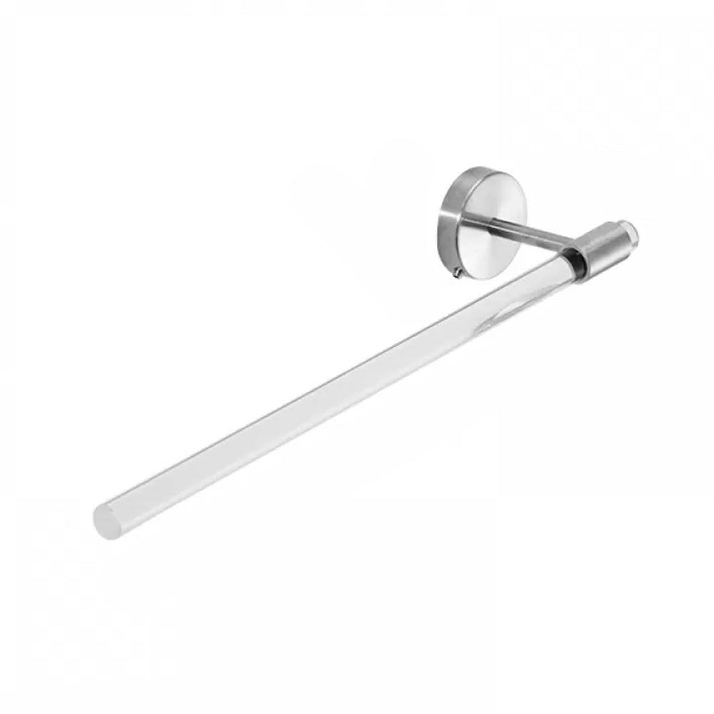 Modern Bathroom Accessory Kit Towel Bar Silver/Gold/Black Bathroom Hardware Silver Clearhalo 'Bathroom Hardware Sets' 'Bathroom Hardware' 'Bathroom Remodel & Bathroom Fixtures' 'bathroom_hardware_sets' 'Home Improvement' 'home_improvement' 'home_improvement_bathroom_hardware_sets' 6675834