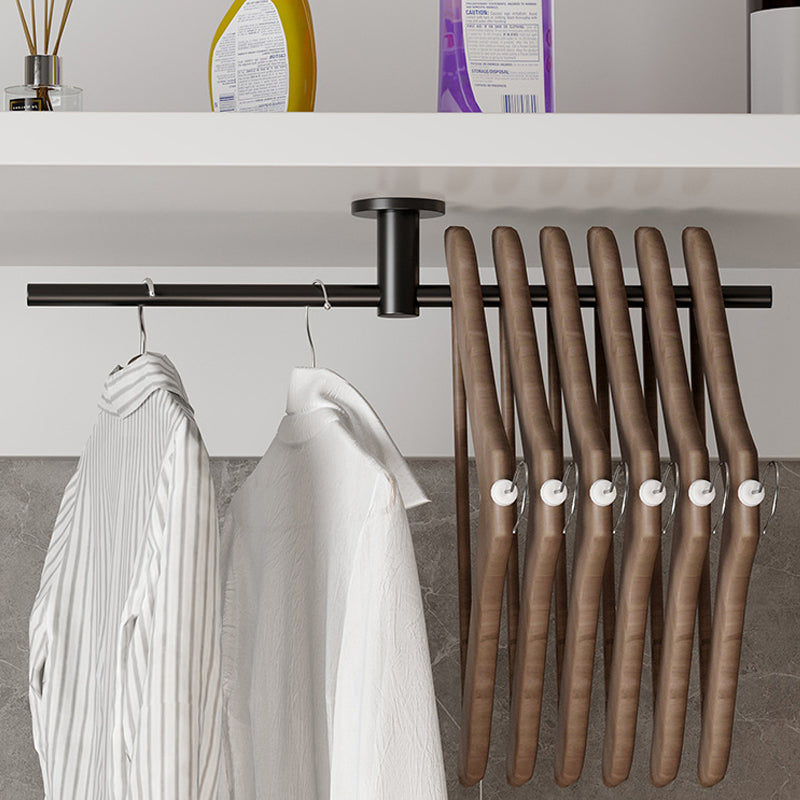 2-Piece Modern Bathroom Accessory Set Stainless Steel Towel Bar Clearhalo 'Bathroom Hardware Sets' 'Bathroom Hardware' 'Bathroom Remodel & Bathroom Fixtures' 'bathroom_hardware_sets' 'Home Improvement' 'home_improvement' 'home_improvement_bathroom_hardware_sets' 6675906