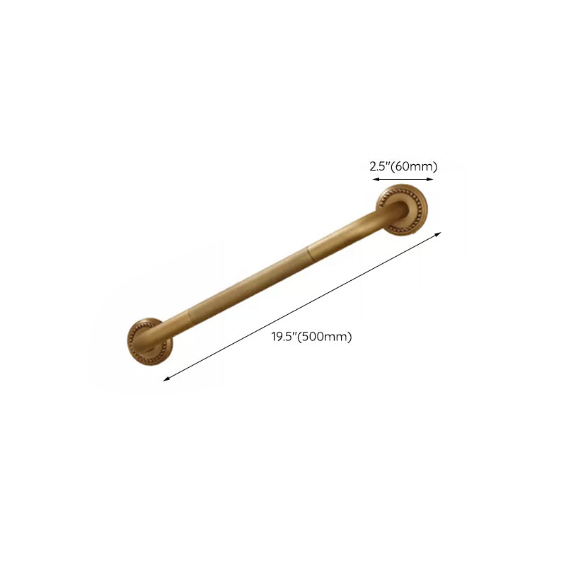 5-Piece Traditional Bathroom Accessory As Individual Or As a Set in Brushed Brass Clearhalo 'Bathroom Hardware Sets' 'Bathroom Hardware' 'Bathroom Remodel & Bathroom Fixtures' 'bathroom_hardware_sets' 'Home Improvement' 'home_improvement' 'home_improvement_bathroom_hardware_sets' 6675983