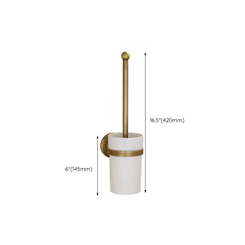 5-Piece Traditional Bathroom Accessory As Individual Or As a Set in Brushed Brass Clearhalo 'Bathroom Hardware Sets' 'Bathroom Hardware' 'Bathroom Remodel & Bathroom Fixtures' 'bathroom_hardware_sets' 'Home Improvement' 'home_improvement' 'home_improvement_bathroom_hardware_sets' 6675985