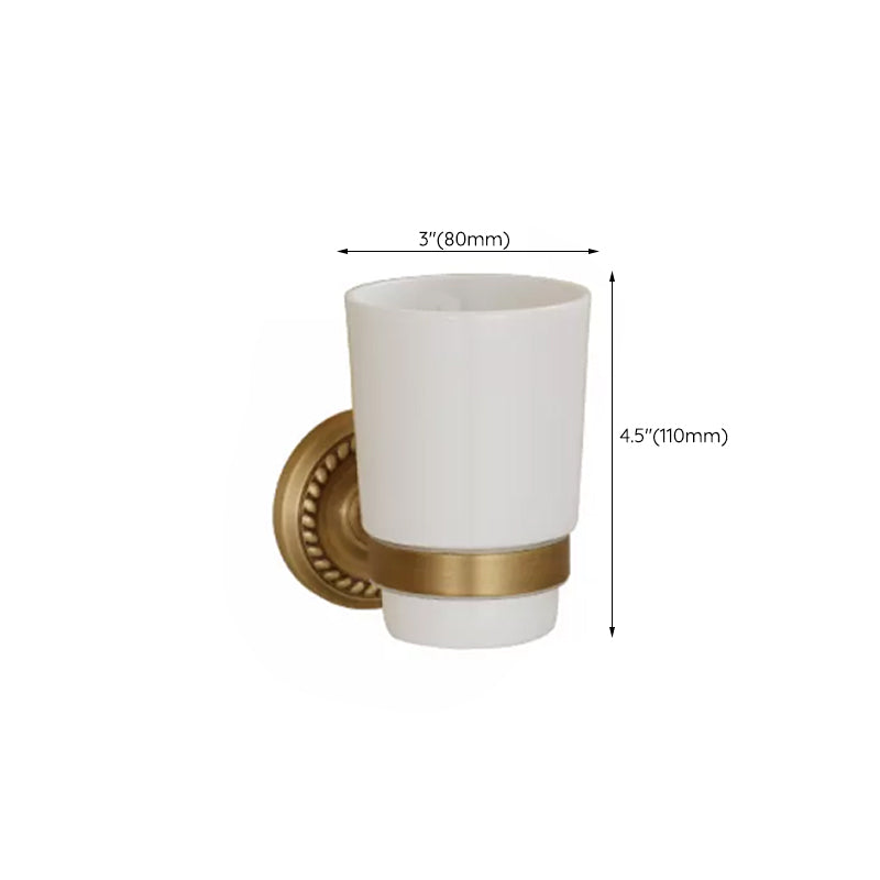 5-Piece Traditional Bathroom Accessory As Individual Or As a Set in Brushed Brass Clearhalo 'Bathroom Hardware Sets' 'Bathroom Hardware' 'Bathroom Remodel & Bathroom Fixtures' 'bathroom_hardware_sets' 'Home Improvement' 'home_improvement' 'home_improvement_bathroom_hardware_sets' 6675996