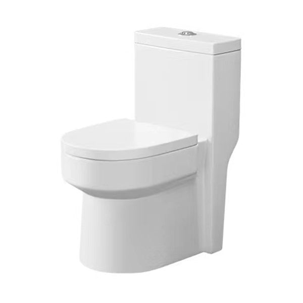 Modern 1-Piece Toilet Floor Mounted White Urine Toilet with Slow Close Seat for Bathroom Clearhalo 'Bathroom Remodel & Bathroom Fixtures' 'Home Improvement' 'home_improvement' 'home_improvement_toilets' 'Toilets & Bidets' 'Toilets' 6676898
