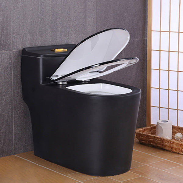 Traditional All-In-One Toilet Bowl Floor Mounted Urine Toilet with Seat for Bathroom Clearhalo 'Bathroom Remodel & Bathroom Fixtures' 'Home Improvement' 'home_improvement' 'home_improvement_toilets' 'Toilets & Bidets' 'Toilets' 6676961