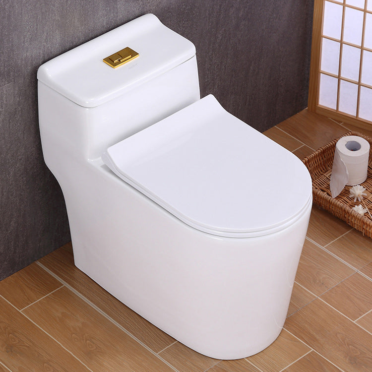 Traditional All-In-One Toilet Bowl Floor Mounted Urine Toilet with Seat for Bathroom Clearhalo 'Bathroom Remodel & Bathroom Fixtures' 'Home Improvement' 'home_improvement' 'home_improvement_toilets' 'Toilets & Bidets' 'Toilets' 6676962