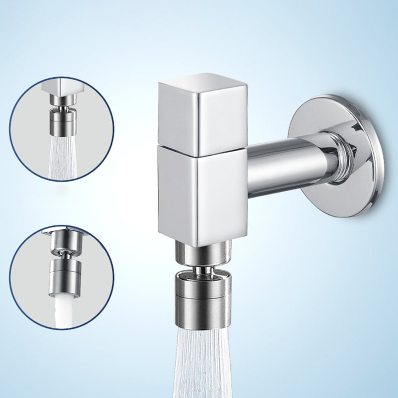 Contemporary Wall Mounted Bathroom Faucet Knob Handle Brass Faucet Clearhalo 'bathroom_sink_faucets' 'Conjunta de Baño y Conjunta de Grifo' 'Coronamiento de Baño y Dispositivo de Baño' 'Grifo del lavabo del baño' 'Hogar' 'home_improvement' 'home_improvement_bathroom_sink_faucets' 'Mejoras para el hogar' 6680780