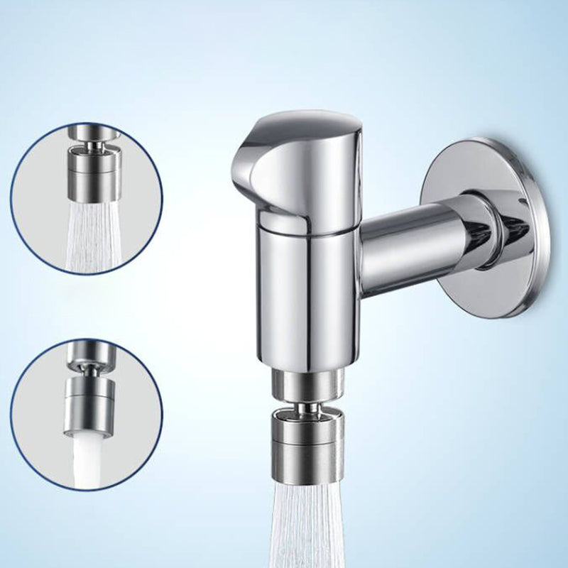 Contemporary Wall Mounted Bathroom Faucet Knob Handle Brass Faucet Clearhalo 'bathroom_sink_faucets' 'Conjunta de Baño y Conjunta de Grifo' 'Coronamiento de Baño y Dispositivo de Baño' 'Grifo del lavabo del baño' 'Hogar' 'home_improvement' 'home_improvement_bathroom_sink_faucets' 'Mejoras para el hogar' 6680781