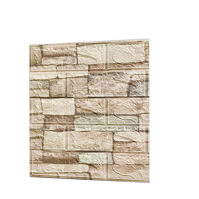 Farmhouse Wall Plank 3D Brick Bathroom and Living Room Wall Panels Set of 2 Clearhalo 'Flooring 'Home Improvement' 'home_improvement' 'home_improvement_wall_paneling' 'Wall Paneling' 'wall_paneling' 'Walls & Ceilings' Walls and Ceiling' 6682017