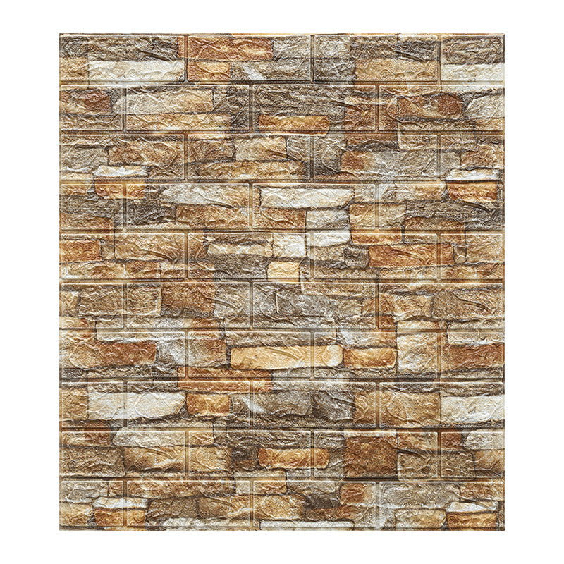 Farmhouse Wall Plank 3D Brick Bathroom Living Room Wall Panels Set of 2 Clearhalo 'Flooring 'Home Improvement' 'home_improvement' 'home_improvement_wall_paneling' 'Wall Paneling' 'wall_paneling' 'Walls & Ceilings' Walls and Ceiling' 6682031