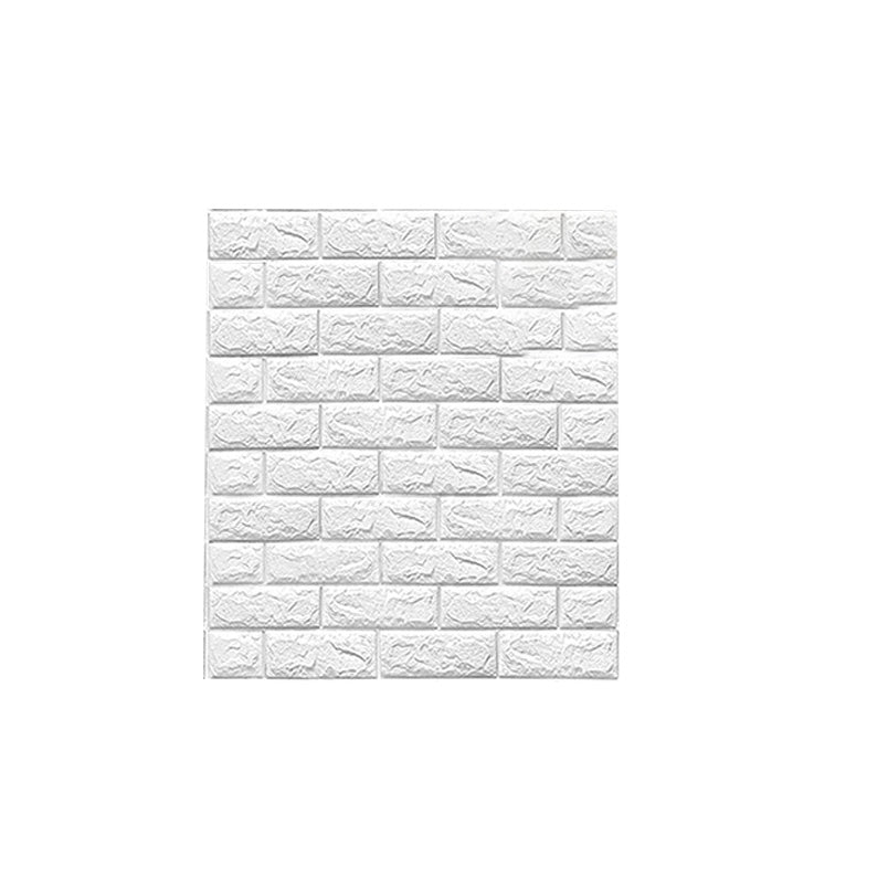 Industrial Wall Plank 3D Print Bathroom and Living Room Wall Panels Set of 200 in White Clearhalo 'Flooring 'Home Improvement' 'home_improvement' 'home_improvement_wall_paneling' 'Wall Paneling' 'wall_paneling' 'Walls & Ceilings' Walls and Ceiling' 6682072