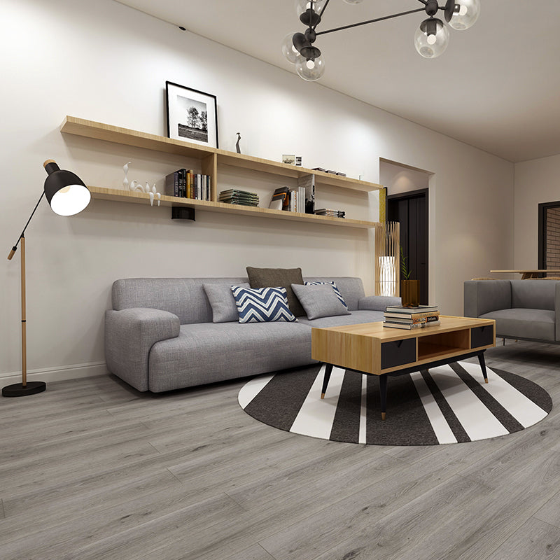 Modern Laminate Floor Wood Click-Lock Mildew Resistant Laminate Plank Flooring Morandi Grey Clearhalo 'Flooring 'Home Improvement' 'home_improvement' 'home_improvement_laminate_flooring' 'Laminate Flooring' 'laminate_flooring' Walls and Ceiling' 6682359