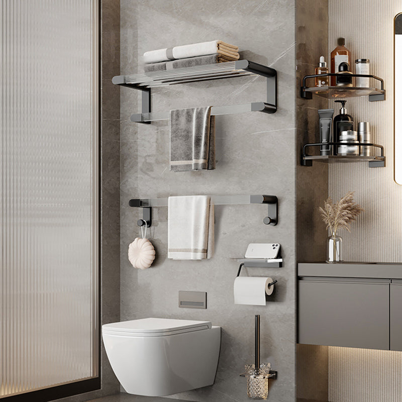 Home-Complete 6-Piece Complete Bathroom Accessories Set (White)