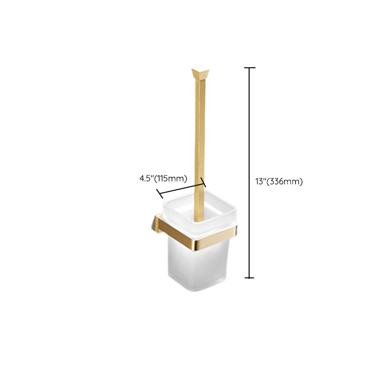 Brushed Brass Bathroom Hardware Set Retro Golden Bathroom Accessory Kit Clearhalo 'Bathroom Hardware Sets' 'Bathroom Hardware' 'Bathroom Remodel & Bathroom Fixtures' 'bathroom_hardware_sets' 'Home Improvement' 'home_improvement' 'home_improvement_bathroom_hardware_sets' 6688896