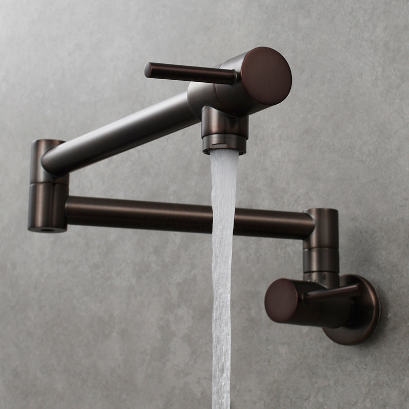 1-Handle Faucet 1-Hole Touchless Single Level Low Profile Pot Filler Kitchen Faucet Copper Clearhalo 'Home Improvement' 'home_improvement' 'home_improvement_kitchen_faucets' 'Kitchen Faucets' 'Kitchen Remodel & Kitchen Fixtures' 'Kitchen Sinks & Faucet Components' 'kitchen_faucets' 6694154