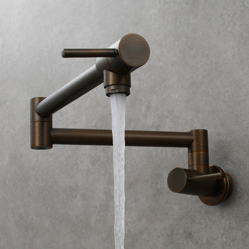 1-Handle Faucet 1-Hole Touchless Single Level Low Profile Pot Filler Kitchen Faucet Brown Clearhalo 'Home Improvement' 'home_improvement' 'home_improvement_kitchen_faucets' 'Kitchen Faucets' 'Kitchen Remodel & Kitchen Fixtures' 'Kitchen Sinks & Faucet Components' 'kitchen_faucets' 6694156