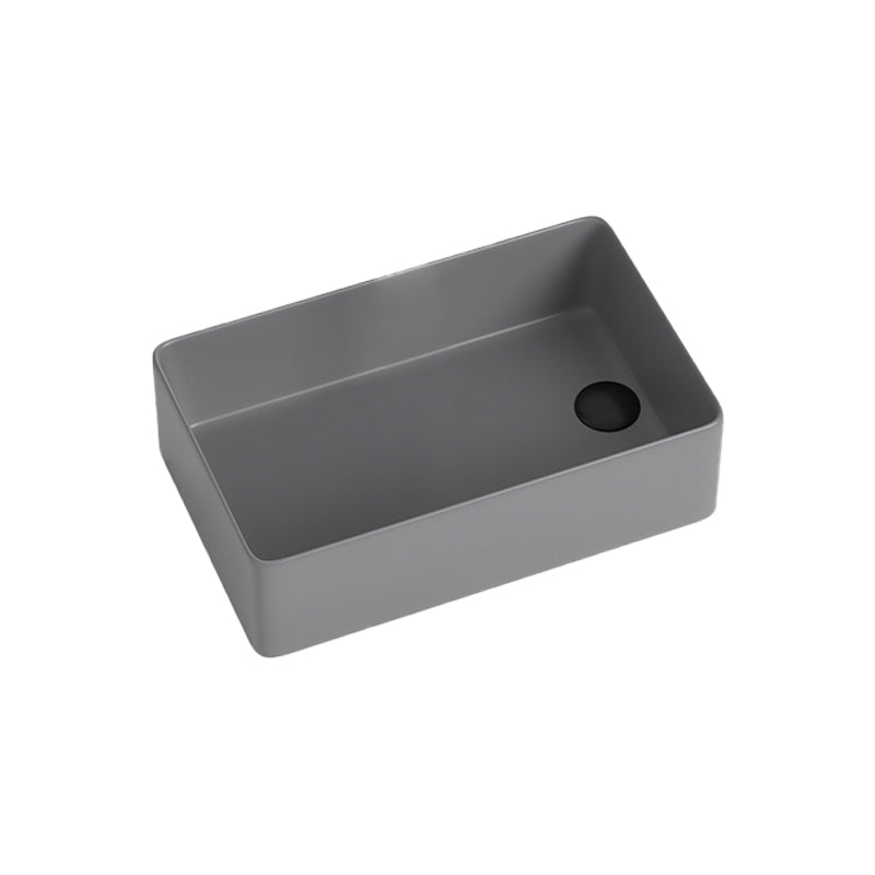 Modern Style Bathroom Sink Stainless Steel Rectangle Bathroom Sink Clearhalo 'Bathroom Remodel & Bathroom Fixtures' 'Bathroom Sinks & Faucet Components' 'Bathroom Sinks' 'bathroom_sink' 'Home Improvement' 'home_improvement' 'home_improvement_bathroom_sink' 6694781