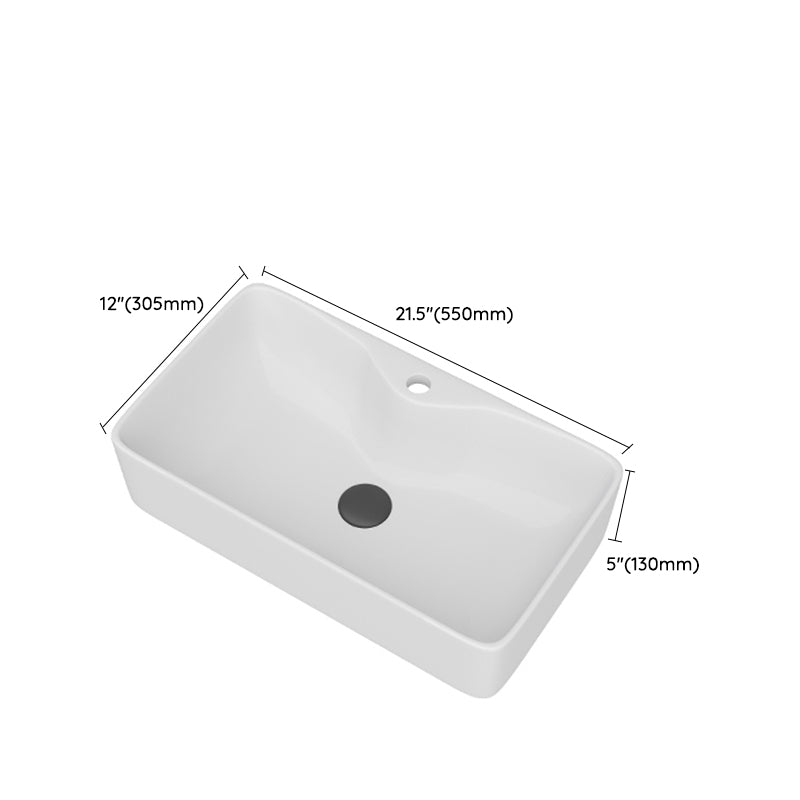 White Rectangular Trough Bathroom Sink Modern Trough Bathroom Sink Clearhalo 'Bathroom Remodel & Bathroom Fixtures' 'Bathroom Sinks & Faucet Components' 'Bathroom Sinks' 'bathroom_sink' 'Home Improvement' 'home_improvement' 'home_improvement_bathroom_sink' 6694937