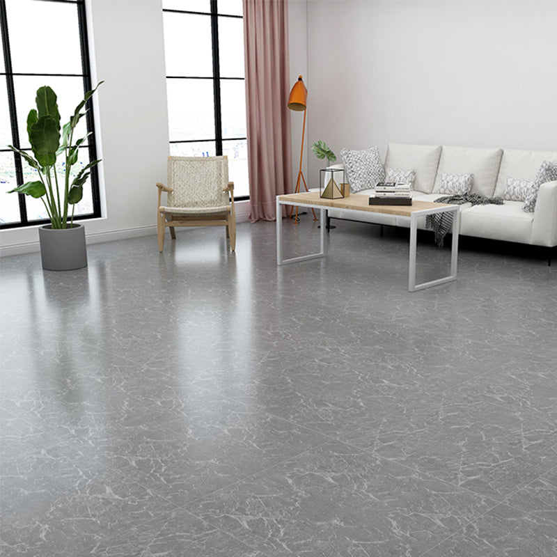 PVC Flooring Peel & Stick Stone Design Square Vinyl Flooring for Living Room Grey Clearhalo 'Flooring 'Home Improvement' 'home_improvement' 'home_improvement_vinyl_flooring' 'Vinyl Flooring' 'vinyl_flooring' Walls and Ceiling' 6695391