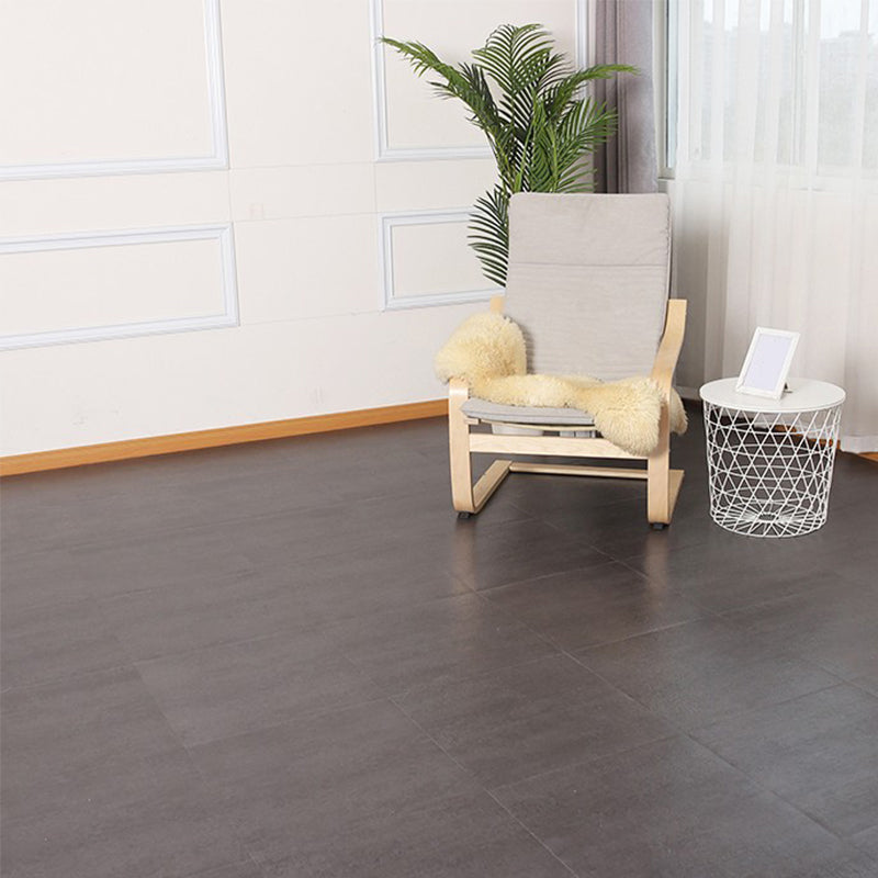 PVC Flooring Peel & Stick Stone Design Square Vinyl Flooring for Living Room Textured Black Clearhalo 'Flooring 'Home Improvement' 'home_improvement' 'home_improvement_vinyl_flooring' 'Vinyl Flooring' 'vinyl_flooring' Walls and Ceiling' 6695398