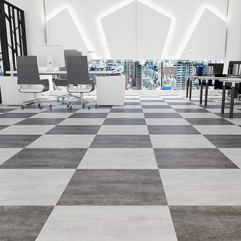 PVC Flooring Peel & Stick Stone Design Square Vinyl Flooring for Living Room Black-Gray Clearhalo 'Flooring 'Home Improvement' 'home_improvement' 'home_improvement_vinyl_flooring' 'Vinyl Flooring' 'vinyl_flooring' Walls and Ceiling' 6695406