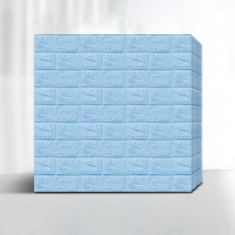 3D Embossed Wall Panel Colorful Waterproof Foam Indoor Wall Tile Clearhalo 'Flooring 'Home Improvement' 'home_improvement' 'home_improvement_wall_paneling' 'Wall Paneling' 'wall_paneling' 'Walls & Ceilings' Walls and Ceiling' 6695738