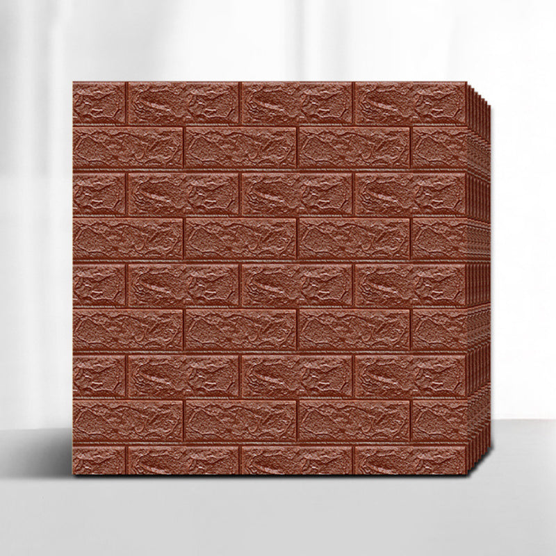 3D Embossed Wall Panel Colorful Waterproof Foam Indoor Wall Tile Clearhalo 'Flooring 'Home Improvement' 'home_improvement' 'home_improvement_wall_paneling' 'Wall Paneling' 'wall_paneling' 'Walls & Ceilings' Walls and Ceiling' 6695743