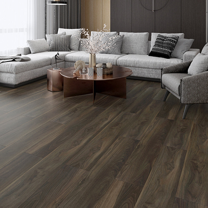 Indoor Laminate Floor Wooden Waterproof Living Laminate Flooring Coffee Clearhalo 'Flooring 'Home Improvement' 'home_improvement' 'home_improvement_laminate_flooring' 'Laminate Flooring' 'laminate_flooring' Walls and Ceiling' 6695780