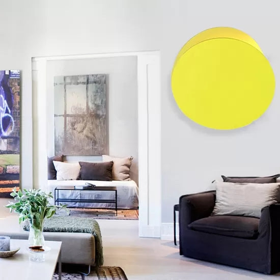 Circle Child Bedroom Wall Light Metal Modern Simple Sconce Light for Living Room Clearhalo 'Wall Lamps & Sconces' 'Wall Lights' Lighting' 67052