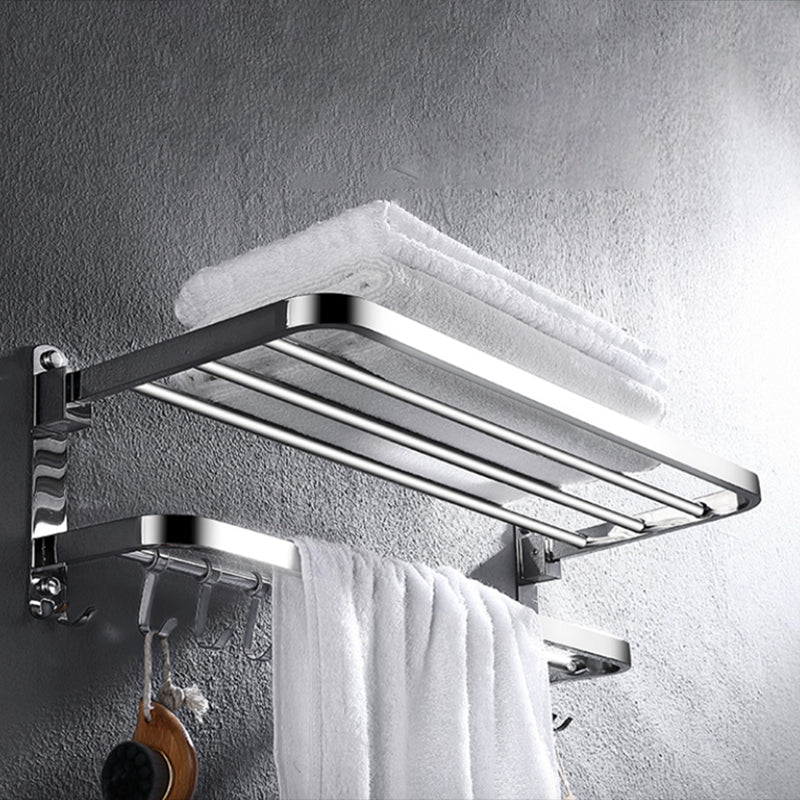 Modern Towel Bar Bathroom Set Bath Shelf Bathroom Accessories Hardware Set Clearhalo 'Bathroom Hardware Sets' 'Bathroom Hardware' 'Bathroom Remodel & Bathroom Fixtures' 'bathroom_hardware_sets' 'Home Improvement' 'home_improvement' 'home_improvement_bathroom_hardware_sets' 6708773