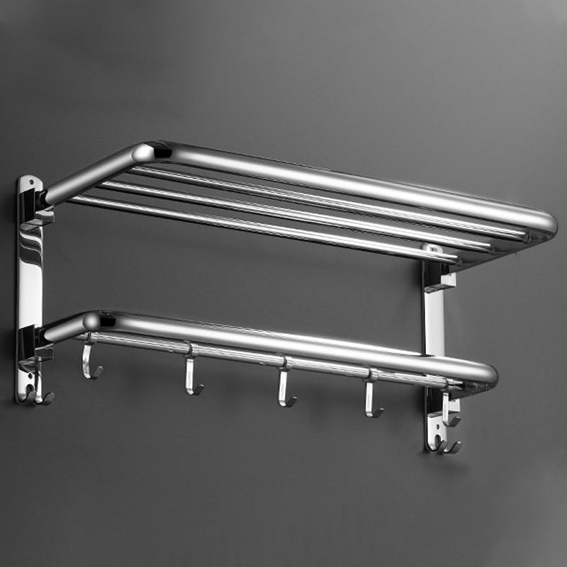 Modern Stainless Steel Towel Bar Bath Shelf Bathroom Accessory Set Clearhalo 'Bathroom Hardware Sets' 'Bathroom Hardware' 'Bathroom Remodel & Bathroom Fixtures' 'bathroom_hardware_sets' 'Home Improvement' 'home_improvement' 'home_improvement_bathroom_hardware_sets' 6708870