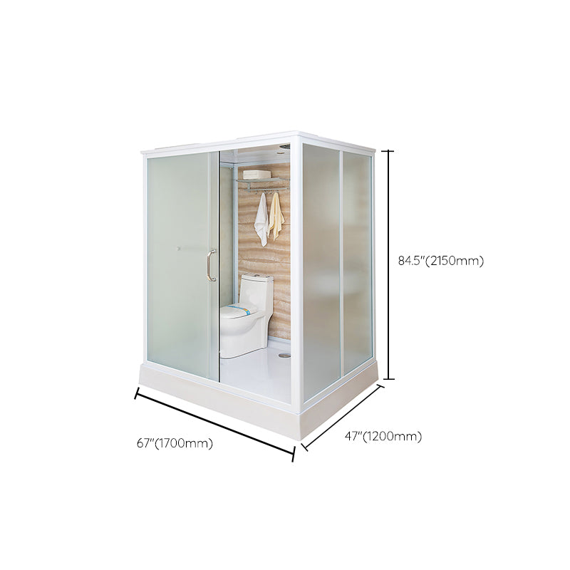 Framed Tempered Glass Shower Enclosure with Pedestal Full-Framed Shower Enclosure Clearhalo 'Bathroom Remodel & Bathroom Fixtures' 'Home Improvement' 'home_improvement' 'home_improvement_shower_stalls_enclosures' 'Shower Stalls & Enclosures' 'shower_stalls_enclosures' 'Showers & Bathtubs' 6713082