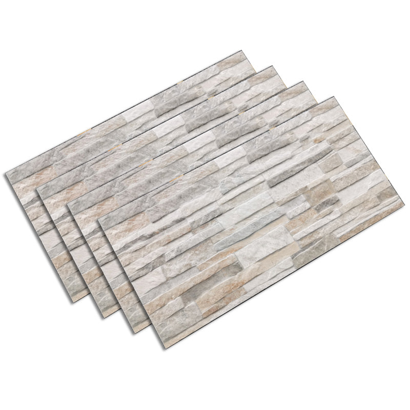 Outdoor Wall Floor Tile Ceramic Straight Edge Stacked Stone Brick Look Floor Tile Light Brown Clearhalo 'Floor Tiles & Wall Tiles' 'floor_tiles_wall_tiles' 'Flooring 'Home Improvement' 'home_improvement' 'home_improvement_floor_tiles_wall_tiles' Walls and Ceiling' 6713147