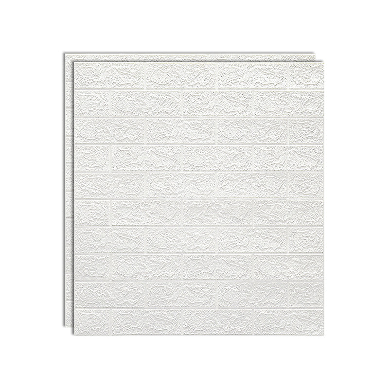 Farmhouse Pearl Wainscoting PVC Wall Access Panel Peel and Stick Wall Tile Set of 2 White Clearhalo 'Flooring 'Home Improvement' 'home_improvement' 'home_improvement_wall_paneling' 'Wall Paneling' 'wall_paneling' 'Walls & Ceilings' Walls and Ceiling' 6713172