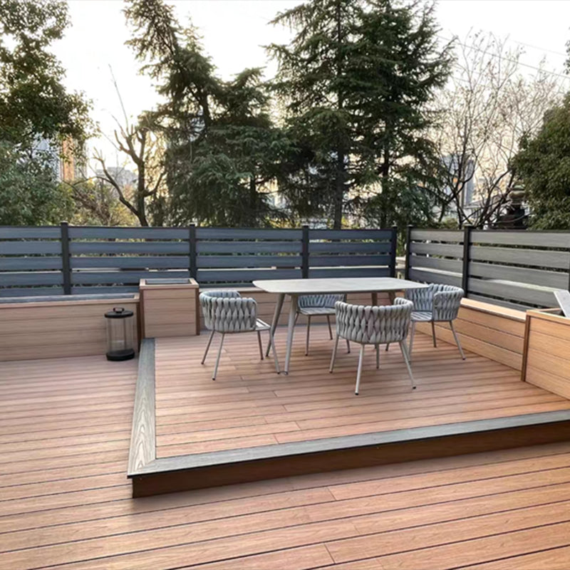 Modern Wooden Outdoor Striped Pattern Embossed Deck Plank Floor Board Clearhalo 'Home Improvement' 'home_improvement' 'home_improvement_outdoor_deck_tiles_planks' 'Outdoor Deck Tiles & Planks' 'Outdoor Flooring & Tile' 'Outdoor Remodel' 'outdoor_deck_tiles_planks' 6713709
