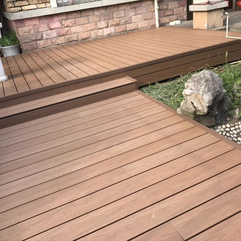 Modern Wooden Outdoor Striped Pattern Embossed Deck Plank Floor Board Clearhalo 'Home Improvement' 'home_improvement' 'home_improvement_outdoor_deck_tiles_planks' 'Outdoor Deck Tiles & Planks' 'Outdoor Flooring & Tile' 'Outdoor Remodel' 'outdoor_deck_tiles_planks' 6713711