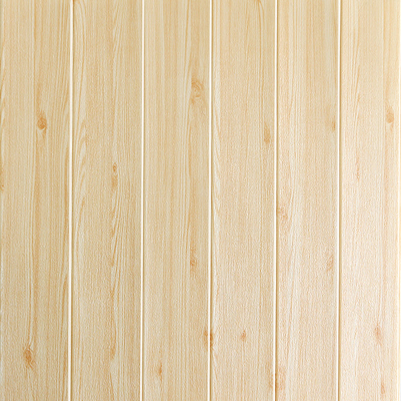 Waterproof Wall Paneling Peel and Stick Wood Effect Design Wall Paneling Natural Clearhalo 'Flooring 'Home Improvement' 'home_improvement' 'home_improvement_wall_paneling' 'Wall Paneling' 'wall_paneling' 'Walls & Ceilings' Walls and Ceiling' 6715057