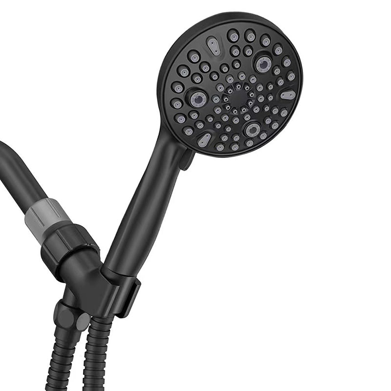 Round Handheld Shower Head Plastic Water Efficient Shower Head Clearhalo 'Bathroom Remodel & Bathroom Fixtures' 'Home Improvement' 'home_improvement' 'home_improvement_shower_heads' 'Shower Heads' 'shower_heads' 'Showers & Bathtubs Plumbing' 'Showers & Bathtubs' 6715274