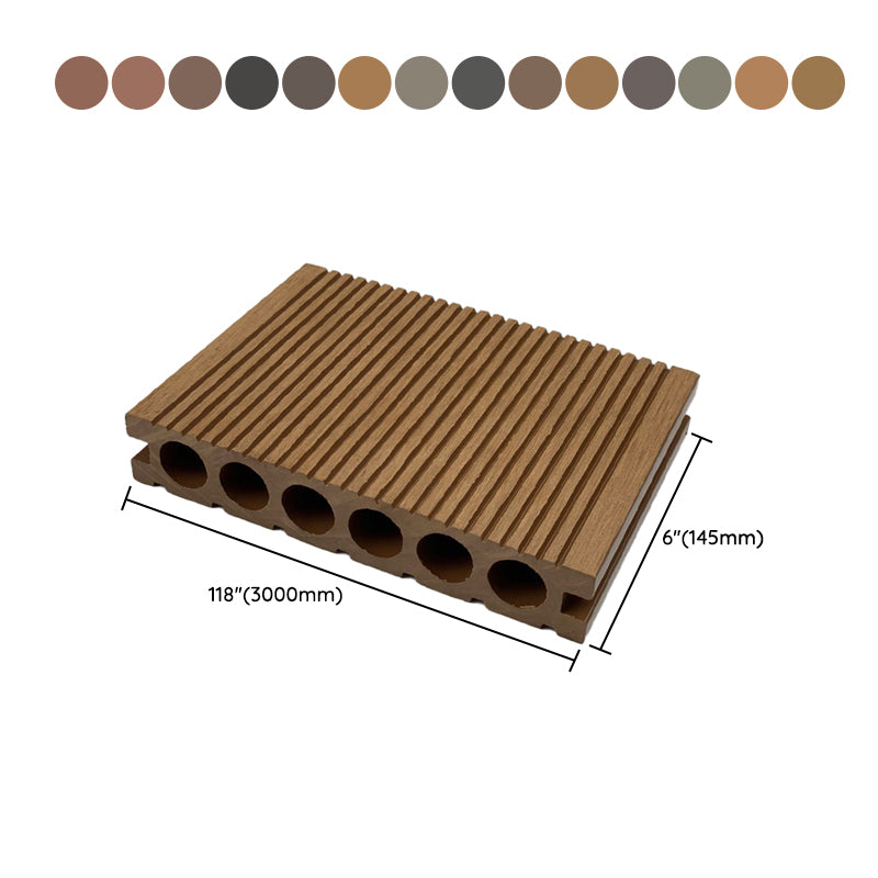 Outdoor Flooring Wooden Striped Pattern Waterproof Floor Board Clearhalo 'Home Improvement' 'home_improvement' 'home_improvement_outdoor_deck_tiles_planks' 'Outdoor Deck Tiles & Planks' 'Outdoor Flooring & Tile' 'Outdoor Remodel' 'outdoor_deck_tiles_planks' 6716146