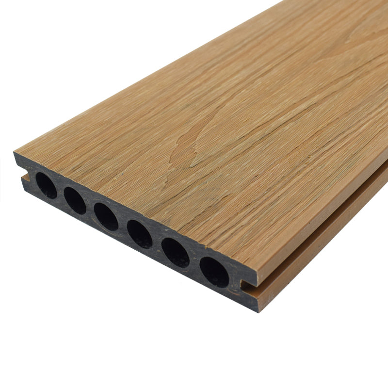 Modern Deck Plank Outdoor Wooden Waterproof Embossed Floor Board Khaki Clearhalo 'Home Improvement' 'home_improvement' 'home_improvement_outdoor_deck_tiles_planks' 'Outdoor Deck Tiles & Planks' 'Outdoor Flooring & Tile' 'Outdoor Remodel' 'outdoor_deck_tiles_planks' 6716198