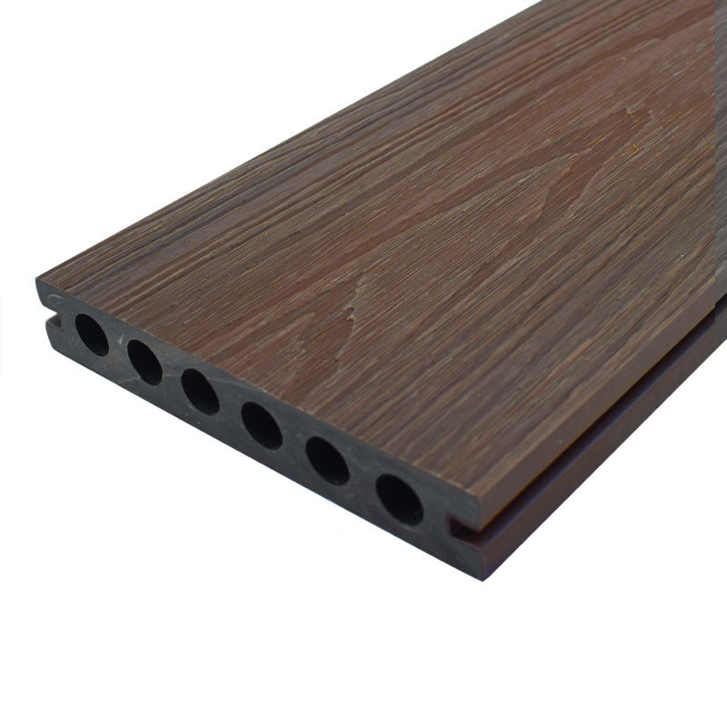 Modern Deck Plank Outdoor Wooden Waterproof Embossed Floor Board Maroon Clearhalo 'Home Improvement' 'home_improvement' 'home_improvement_outdoor_deck_tiles_planks' 'Outdoor Deck Tiles & Planks' 'Outdoor Flooring & Tile' 'Outdoor Remodel' 'outdoor_deck_tiles_planks' 6716199