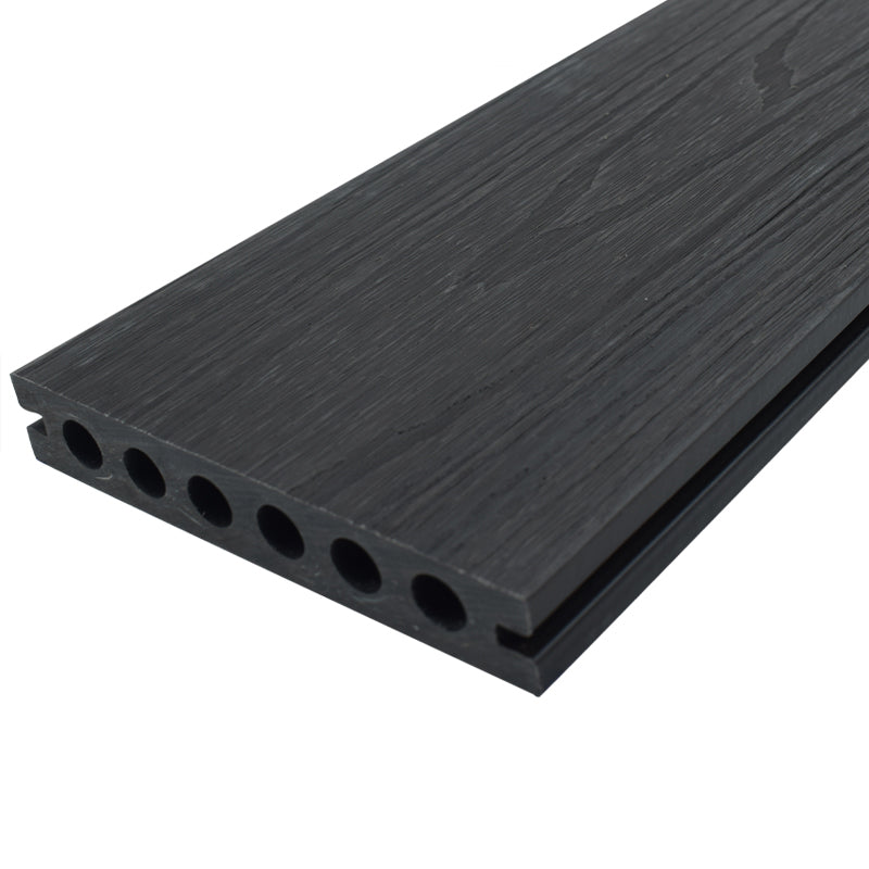 Modern Deck Plank Outdoor Wooden Waterproof Embossed Floor Board Black Clearhalo 'Home Improvement' 'home_improvement' 'home_improvement_outdoor_deck_tiles_planks' 'Outdoor Deck Tiles & Planks' 'Outdoor Flooring & Tile' 'Outdoor Remodel' 'outdoor_deck_tiles_planks' 6716207