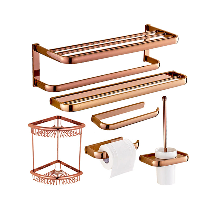 Traditional Bathroom Accessories Hardware Set Bath Shelf Bathroom Set Clearhalo 'Bathroom Hardware Sets' 'Bathroom Hardware' 'Bathroom Remodel & Bathroom Fixtures' 'bathroom_hardware_sets' 'Home Improvement' 'home_improvement' 'home_improvement_bathroom_hardware_sets' 6717690