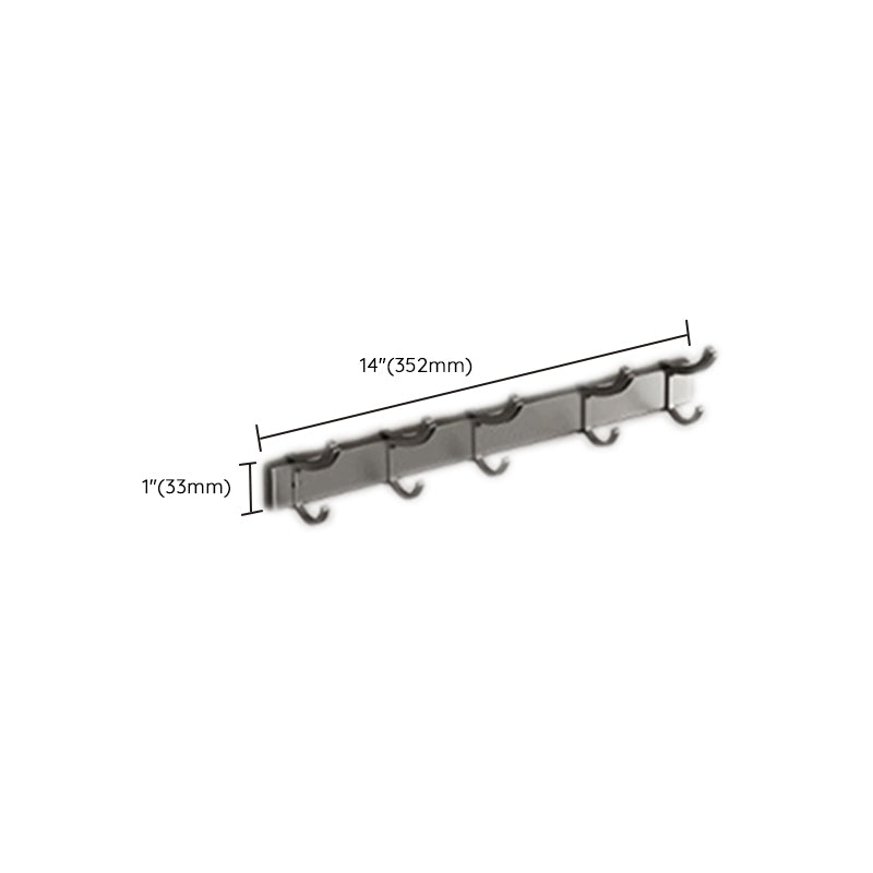 Modern Stainless Steel Bath Shelf Bathroom Accessory Kit Towel Bar Bathroom Set Clearhalo 'Bathroom Hardware Sets' 'Bathroom Hardware' 'Bathroom Remodel & Bathroom Fixtures' 'bathroom_hardware_sets' 'Home Improvement' 'home_improvement' 'home_improvement_bathroom_hardware_sets' 6717812