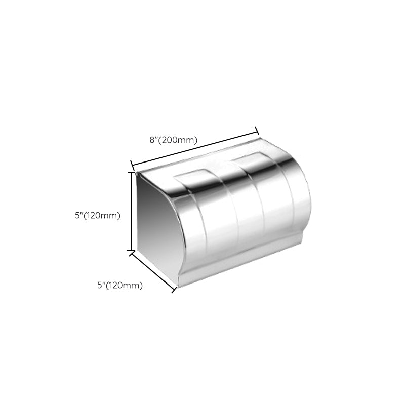 Modern Bathroom Set Stainless Steel Bath Shelf Bathroom Accessory Kit Clearhalo 'Bathroom Hardware Sets' 'Bathroom Hardware' 'Bathroom Remodel & Bathroom Fixtures' 'bathroom_hardware_sets' 'Home Improvement' 'home_improvement' 'home_improvement_bathroom_hardware_sets' 6718483