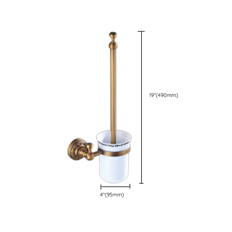 Traditional Brass Bathroom Accessory Set Brushed Bronze Bathroom Set Clearhalo 'Bathroom Hardware Sets' 'Bathroom Hardware' 'Bathroom Remodel & Bathroom Fixtures' 'bathroom_hardware_sets' 'Home Improvement' 'home_improvement' 'home_improvement_bathroom_hardware_sets' 6719611