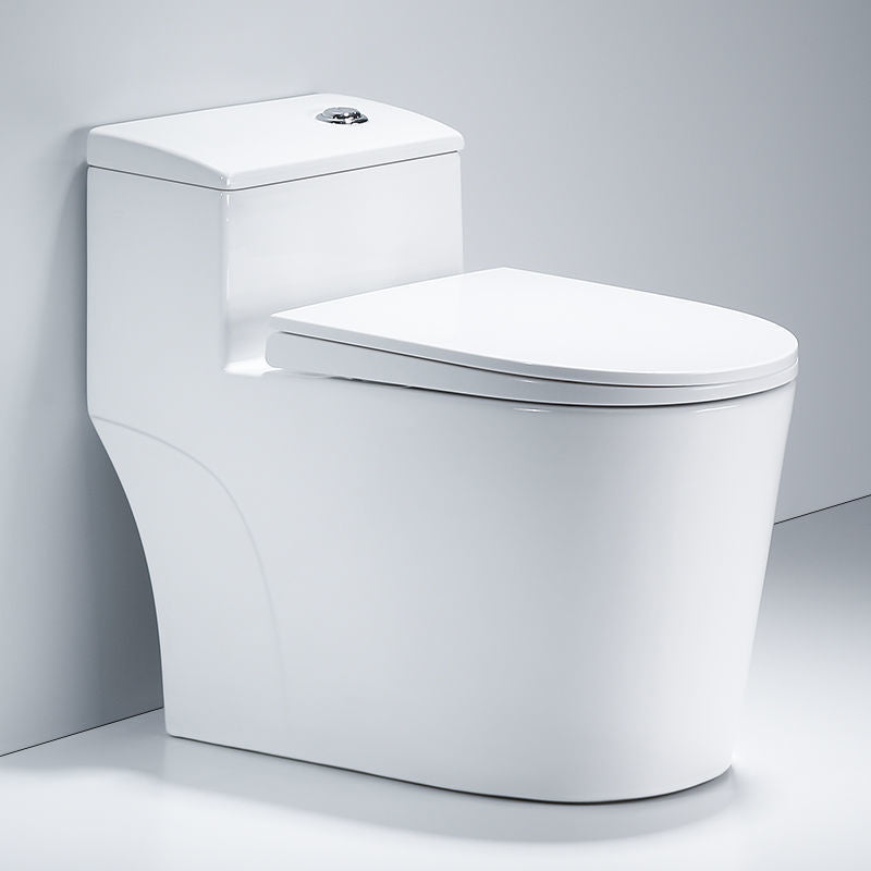 Indoor Ceramic Floor Mounted Toilet Modern All-In-One Toilet Bowl White Clearhalo 'Bathroom Remodel & Bathroom Fixtures' 'Home Improvement' 'home_improvement' 'home_improvement_toilets' 'Toilets & Bidets' 'Toilets' 6719642